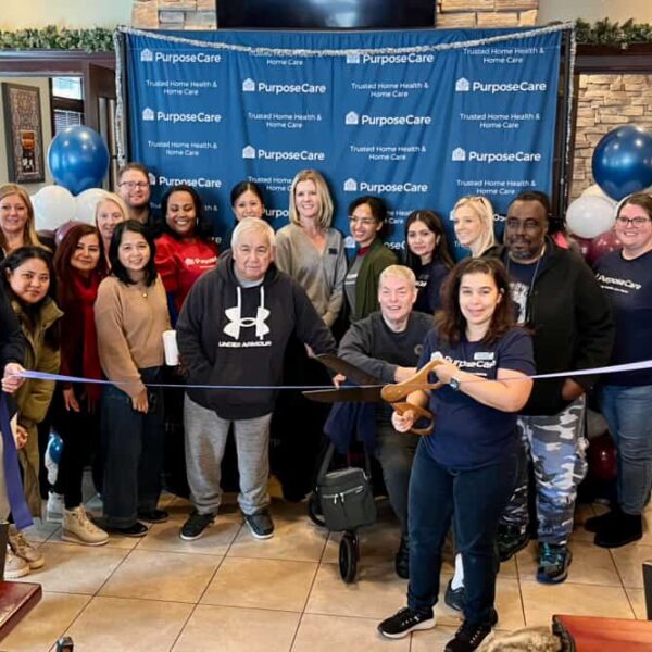 Ribbon-cutting ceremony for PurposeCare of Illinois - Oswego